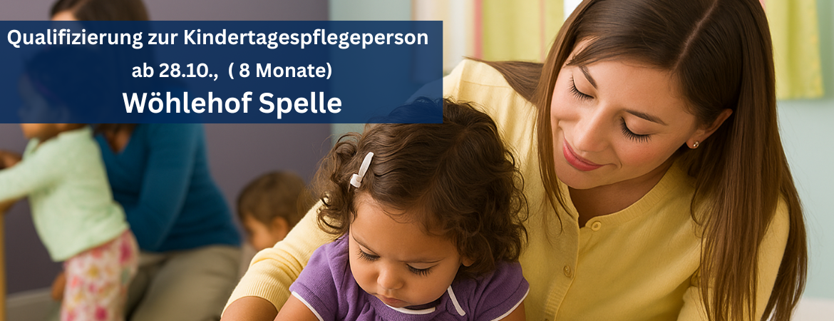 Qualifizierung zur Kindertagespflegeperson