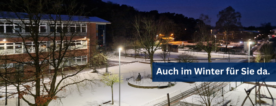 Auch im Winter für Sie da.